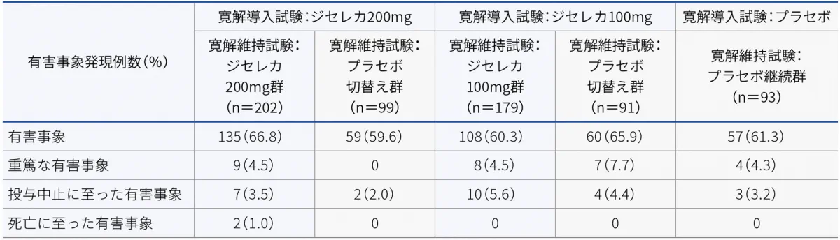 有害事象の概要（安全性解析対象集団）